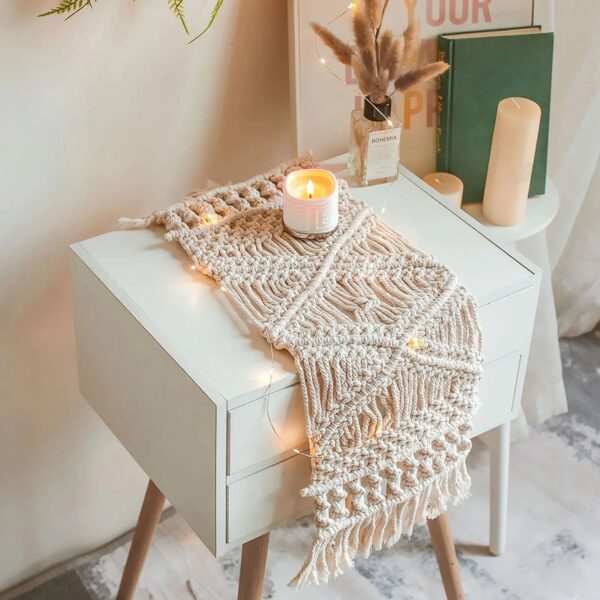 chemin de table crochet boheme