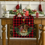 Deco-Chemin De Table O Holy Night