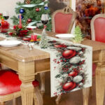 Chemin de table déco Noël vintage