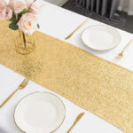 chemin de table scintillant