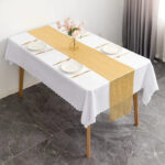 décoration de table dorée