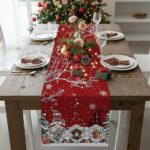 Chemin de Table Gnomes de Noël