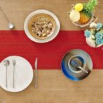 décoration table rouge