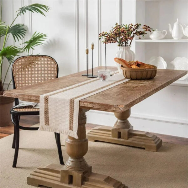 deco-chemin de table mariage bohème