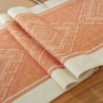 orange chemin de table dynamisme