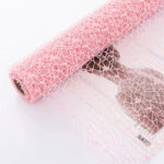 chemin de table organza rose