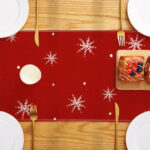 décoration de table avec rennes de Noël
