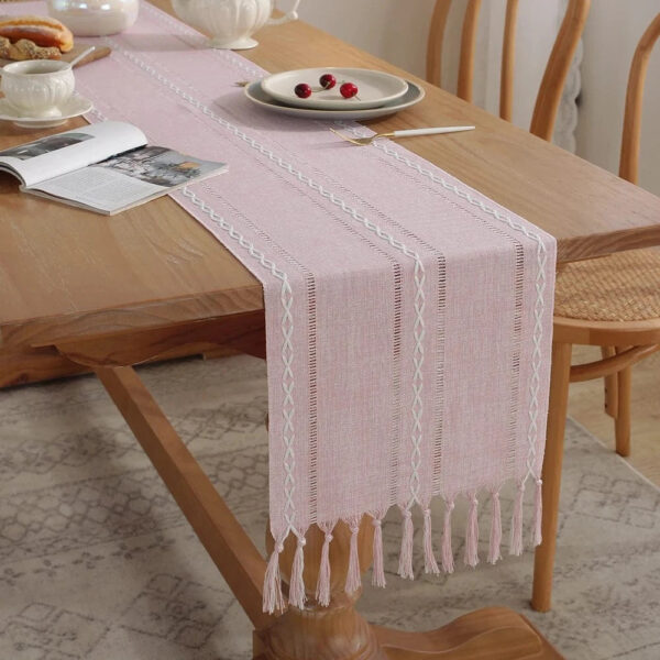 chemin de table bohème chic moderne