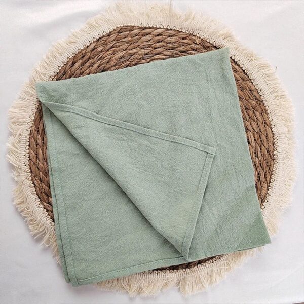 serviette vert sauge