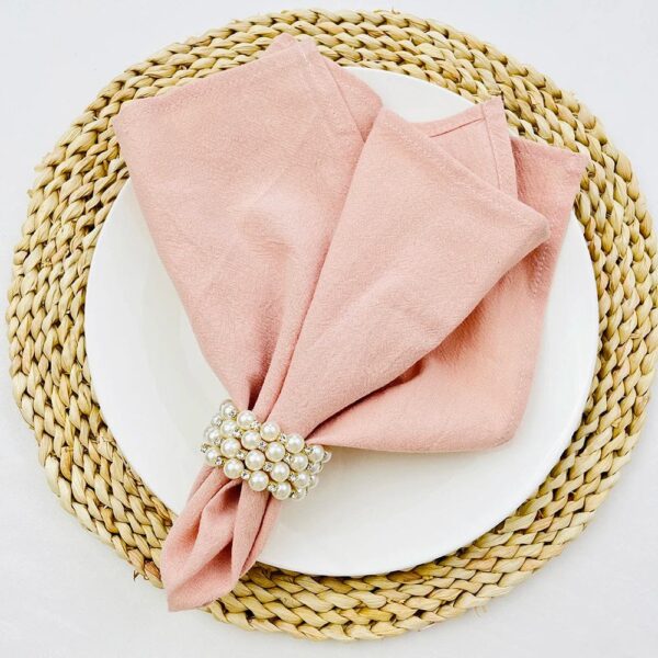 Serviette de table coton pastel