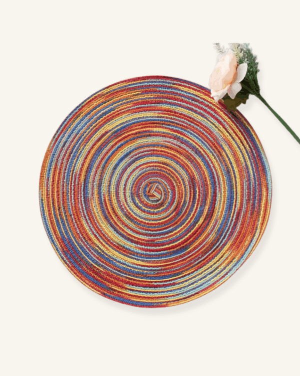 Set de table rond spirale
