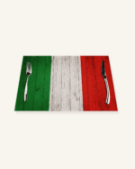 set de table italien tricolore