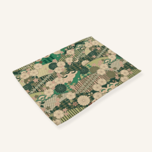 set de table japonais vert