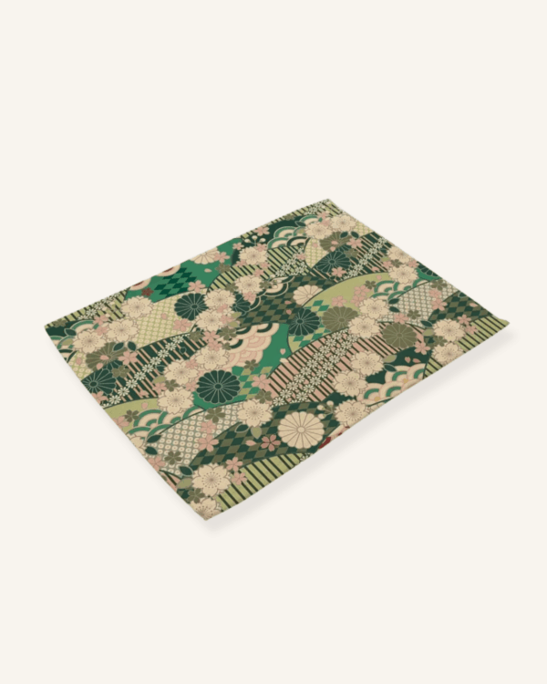 set de table japonais vert