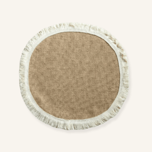 Set de table rond naturel
