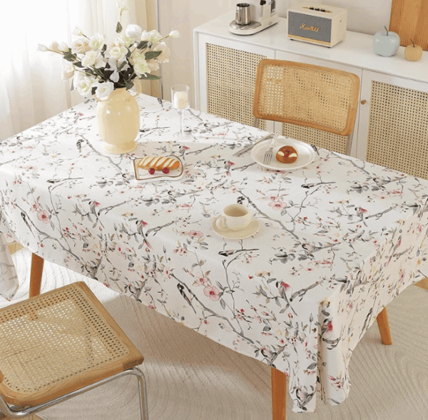motif floral toile cirée